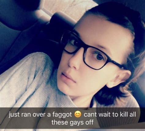 millie bobby brown runs over gays|millie bobby brown gay people.